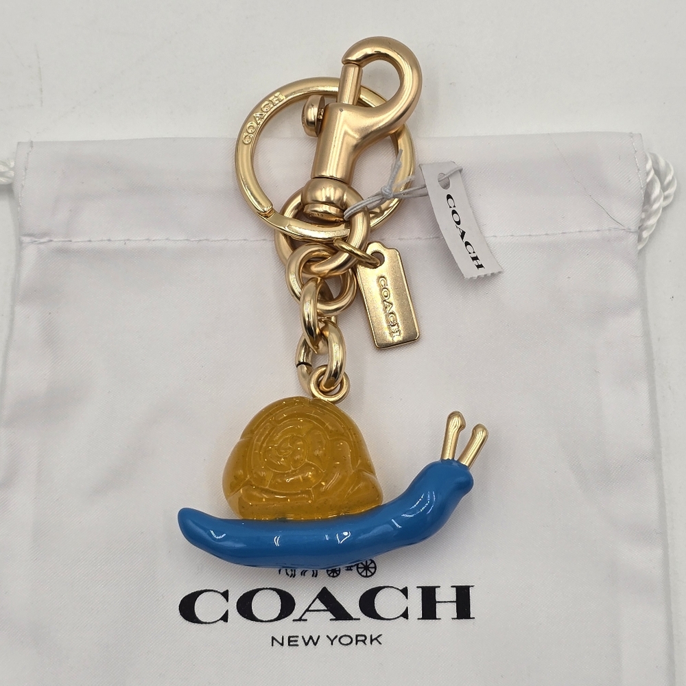 💥NWT💥 Coach x Observed By Its Snail Bag Charm/ Key Ring